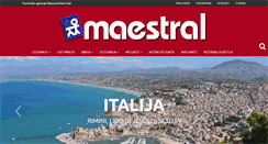 Desktop Screenshot of maestral.co.rs